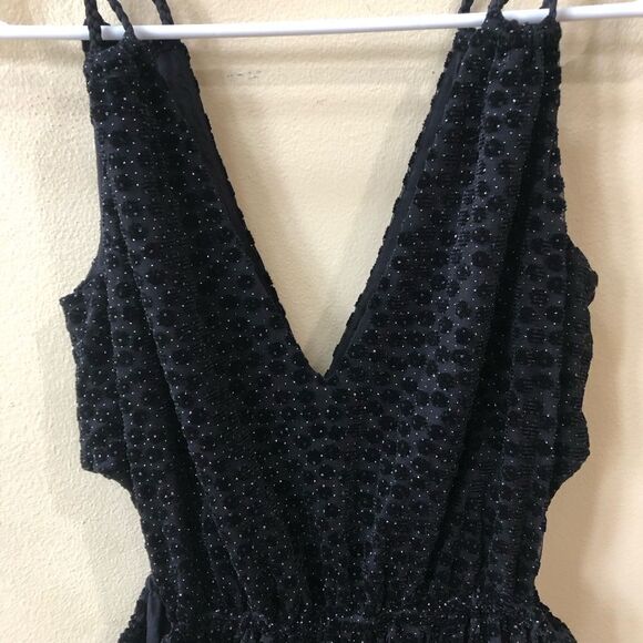 Maje Roany Velvet Cut Out Mini Dress - Picture 8 of 14